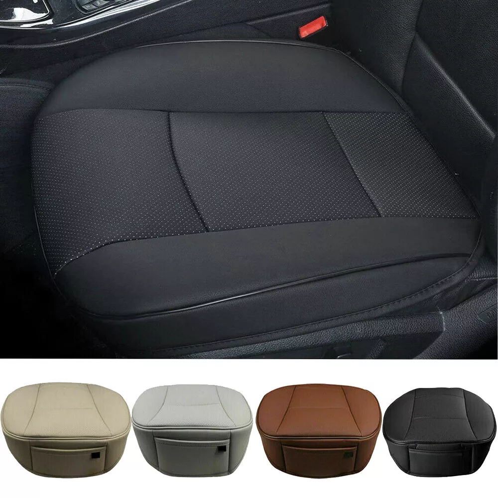 Full Surround Car Front Single Seat Protection Cover Cushion PU Leather  Non-slip