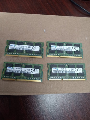 PC3L 32GB Lot 4 Samsung 8 GB 2Rx8 M471B1G73DB0-YK0 PC3L-12800S Memory
