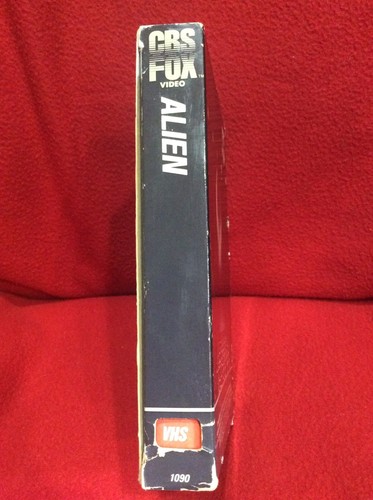 Alien vhs CBS Fox 1983 Drawer/Slider box rare vhtf - Picture 10 of 12