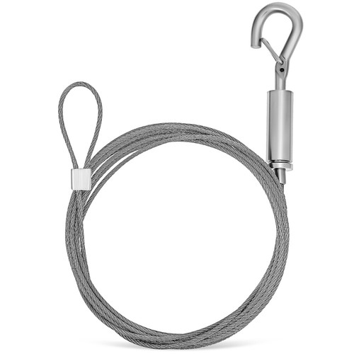 Cuerda de alambre de acero inoxidable para colgar luces exteriores gancho para herramientas de imagen