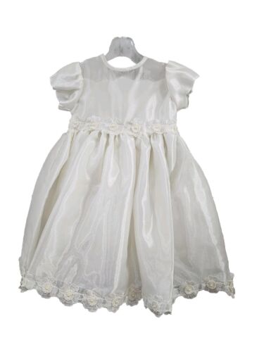 PLK Gr. 36M / 3T Angel Club weiß Sommer Taufe Erstkommunion Kleid Kleid Neu