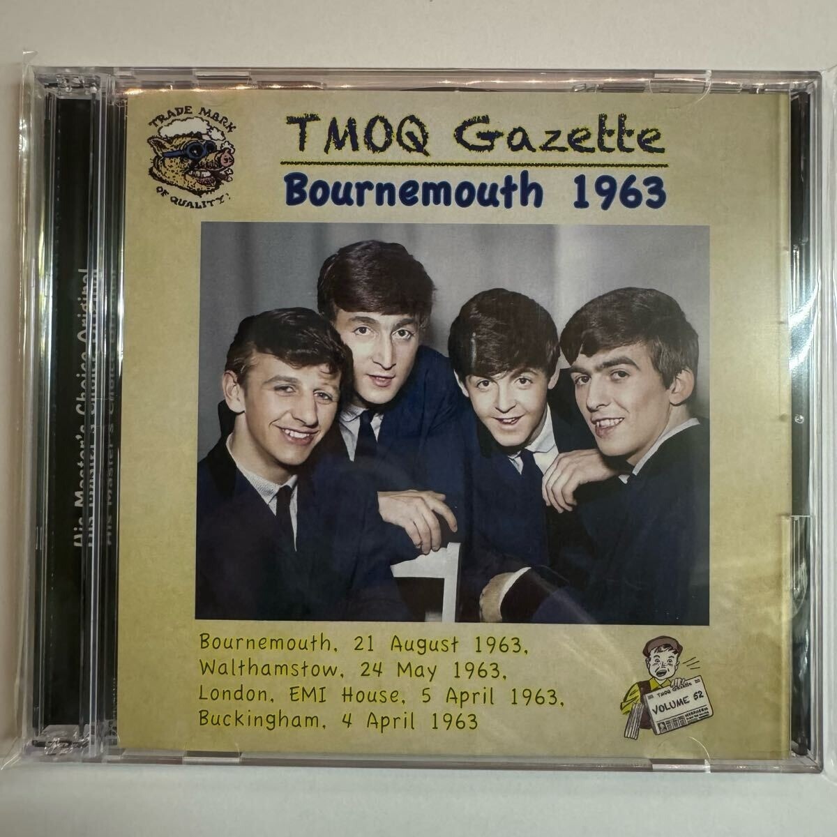 ザ・ビートルズ TMQQ Gazette Bournemouth 1963 THE BEATLES / BOURNEMOUTH 1963 (2CD JEWEL CASE) =TMOQ