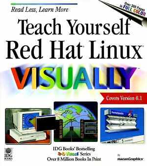Teach Yourself Red Hat Linux VISUALLY - Paperback, by maranGraphics - Good