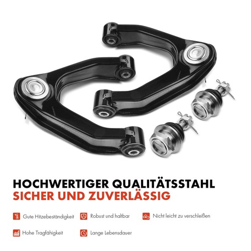 4x Kit Bras de Suspension Roue Avant, L+R pour Nissan Navara NP300 Pick-Up D22 - Bild 6 von 10