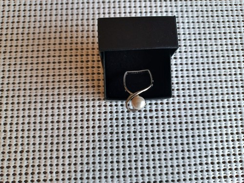 #3639967 Akimio DIA Pearl Ring Size 7 | eBay