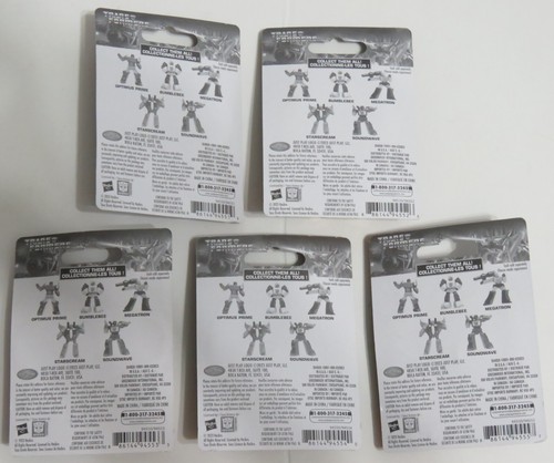 TRANSFORMERS G1 2023 Set of 5 Mini Action Figures Hasbro Just Play Toys New NIP - Picture 2 of 12
