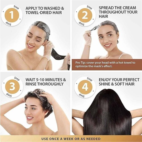 500ml Karseell Collagen Hair Treatment Deep Repair Conditioning Argan Oil Mask - Picture 3 of 10