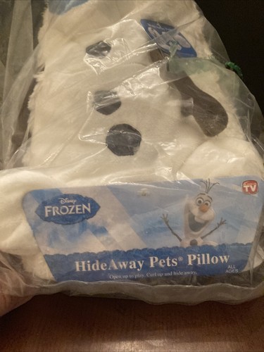 Disney Olaf Frozen Versteck Haustiere Kissen Frozen Plüsch Polyester weiß 14 Zoll Neu mit Etikett - Bild 2 von 4