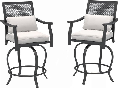 3tlg. Bistro Set Gartenmöbel, Balkonmöbel mit 1 Hochtisch und 2 Stühle - Bild 17 von 36