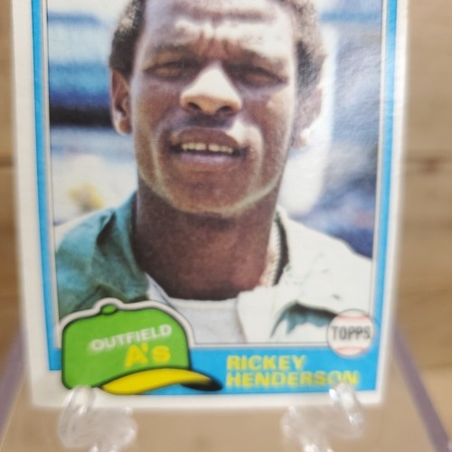 1981 Topps # 261 Rickey Henderson Oakland A's Nice - Bild 6 von 17