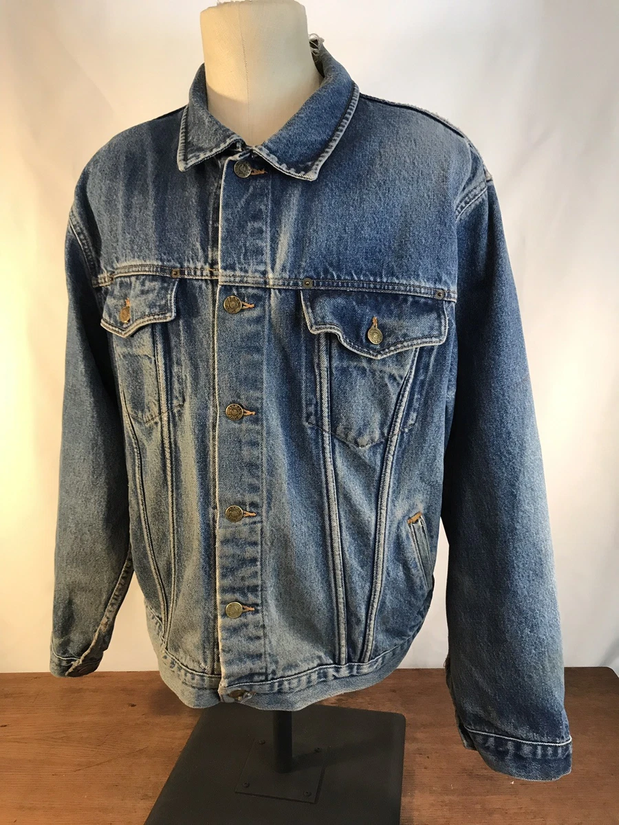 Mens armani denim clearance jacket