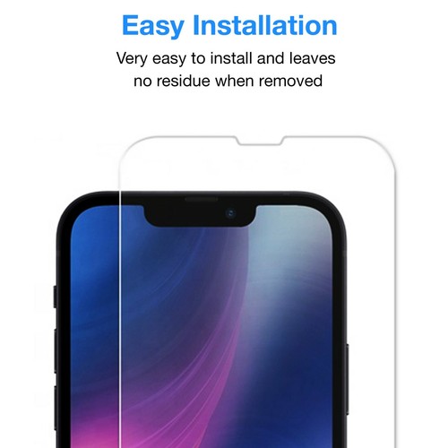 9H Tempered Glass | Film Screen Protector for iPhone 16e 16 Pro Max 15 14 13 12 - Picture 47 of 106