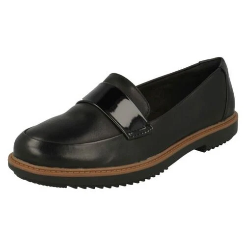 Ladies Clarks Flat Loafer Style Shoes Raisie Arlie eBay