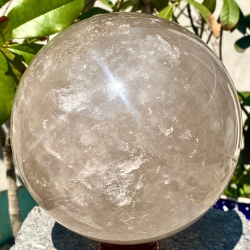 8LB Natural transparent quartz ball crystal energy ball spiritual energy+base - Picture 16 of 20