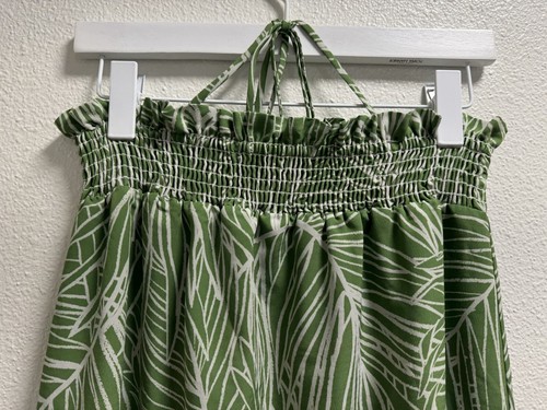 Lost + Wander Vines Maxi Dress Floral Tube Top Ties Lined Lightweight Small - Picture 4 of 10