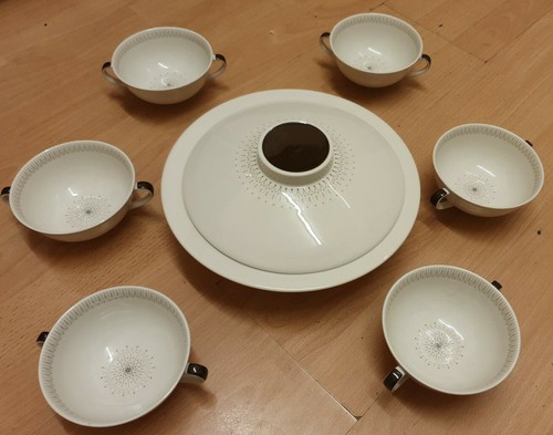 Royal Doulton Morning Star Vintage Suppe & Servierschale Set.