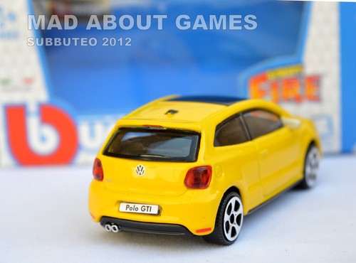 VOLKSWAGEN POLO 1:43 Scale Model Diecast Toy Car Models Cars Yellow - Picture 3 of 4