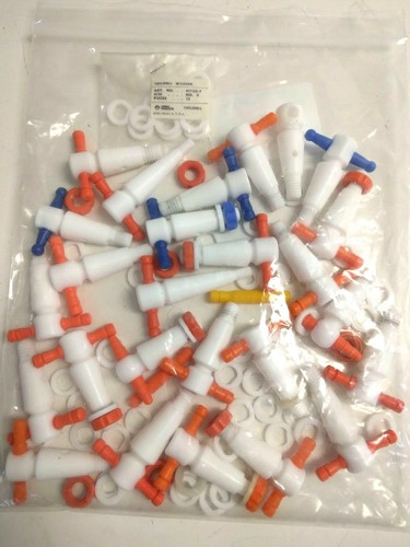 Kimble PTFE Stopcock Misc Parts (No Seals) & Tapers Incl 14/20 - Large Lot - Picture 2 of 3