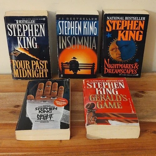 Lot of 5 Stephen King Paperback Books - Night Shift, Insomnia + More! - Imagen 1 de 2