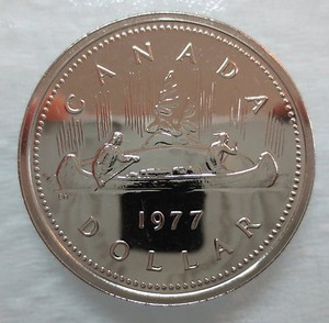 Canada 1976 Proof Like Voyageur Nickel Dollar!!