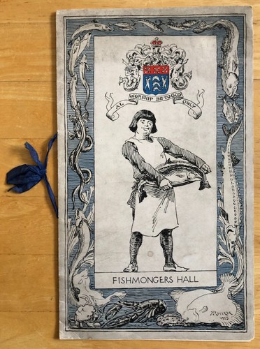 Fishmongers Hall Court Dinner, 6th June 1935, vintage menu & music programme - 第 1/4 張圖片