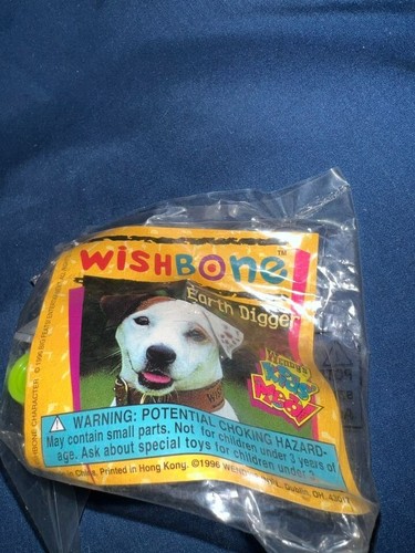 New Wishbone the Dog Jack Russell Terrier - Earthdigger Toy B5 - Wendy’s 1996 - Picture 4 of 4