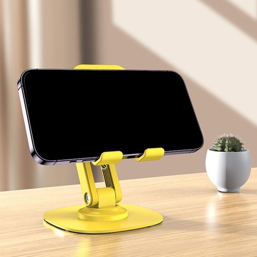 Metal 360° Rotating Mobile Phone Holder Foldable Desktop Support W7 Mobile  V8P2 - Picture 11 of 23