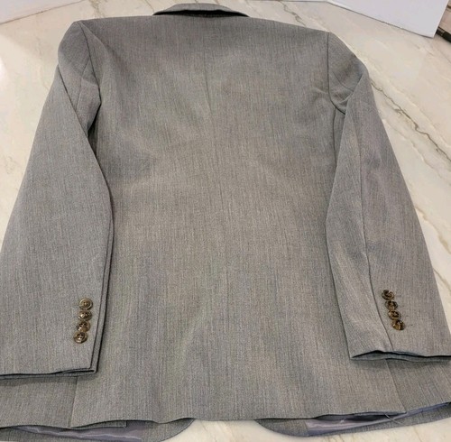 7 Diamonds Tailored Camden Suit Blazer Charcoal Men's M (38-40 R) - Picture 16 of 19