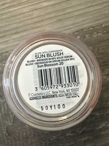 It Cosmetics Glow Confidence Sun Blush Shade Sonnenblüte 20 (NEU & VERSIEGELT)