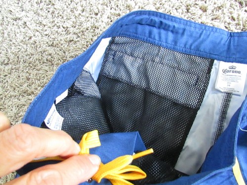 NEW CORONA SHORTS SWIM SUIT BOARDSHORTS TRUNKS MENS 32 BLUE/GOLD FREE SHIP - Picture 5 of 11