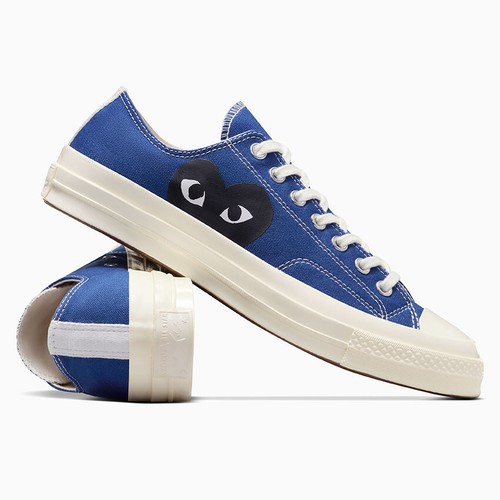 Converse Chuck Taylor All‑Star 70 Ox Blue Quartz Heart Logo 171848C Unisex - Picture 7 of 10