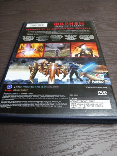 Orphen: Scion of Sorcery en caja con tarjeta de registro. Juego RARO de Playstation 2 PS2 - Imagen 8 de 9