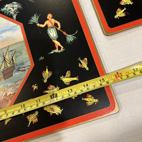 Tiffany And Co 3 Vintage Placemats Columbus Discovery Of Americas/ see Details💖 - Picture 7 of 11