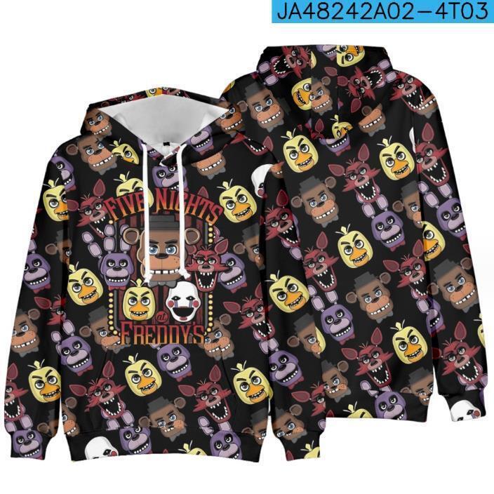 Toy Bear Kids Boys Girls 3D Hoodie Sweatshirt Casual Hooded Pullover Jumper Top◮ - Picture 13 of 13
