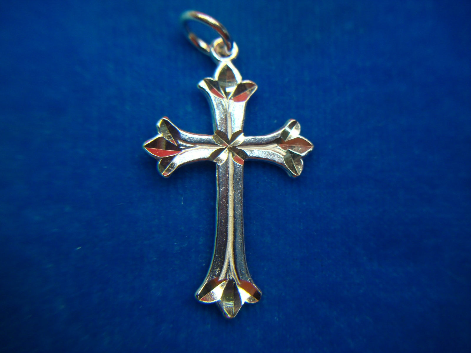 SOLID STERLING SILVER LIGHTWEIGHT CROSS PENDANTS … - image 4