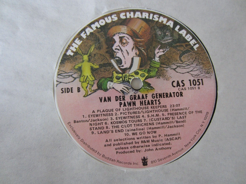 VAN DER GRAAF GENERATOR '71 album LP US CHARISMA "PAWN HEARTS" vinyl Exc. - Picture 3 of 14