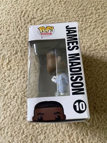 Funko (2021) Pop! Figura Vinilo Boardway Hamilton #10 James Madison 4" - Imagen 2 de 7