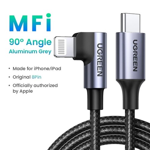 UGREEN MFi-Certified 20W PD USB C to Lightning Fast Charge Cable iPhone 14 13 12 - Picture 10 of 13