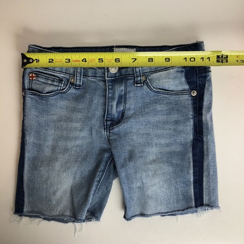 Girls Hudson Cut Off Denim Blue Jeans Size 10 NN - Picture 6 of 6