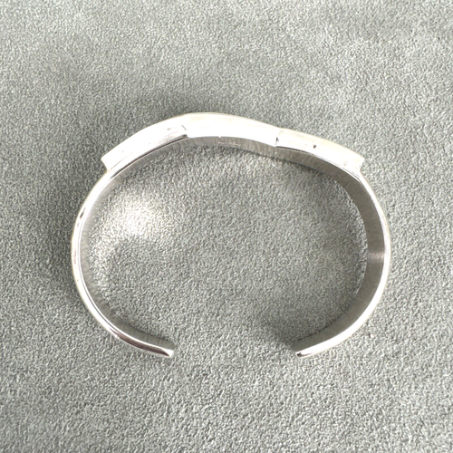 Cuff Bracelet by SKJ Siber Janita Kallestewa Turquoise MOP Multi Inlay Sterling - Picture 12 of 12