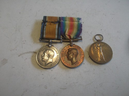 SET OF 3 WW1 MEDALS