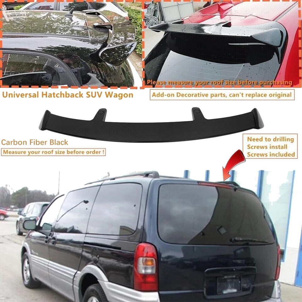 Alerón trasero de fibra de carbono de 52" para Volvo V40 V60 V70 V90 Foto 3 de 4