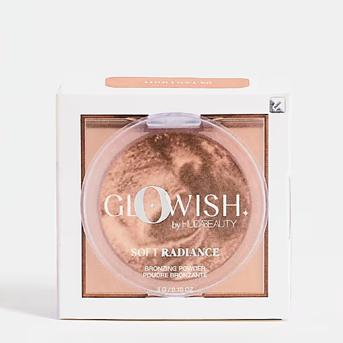 Huda Beauty GloWish Soft Radiance Bronzing Powder MINI 3g • TAN LIGHT • BNIB - Picture 4 of 6