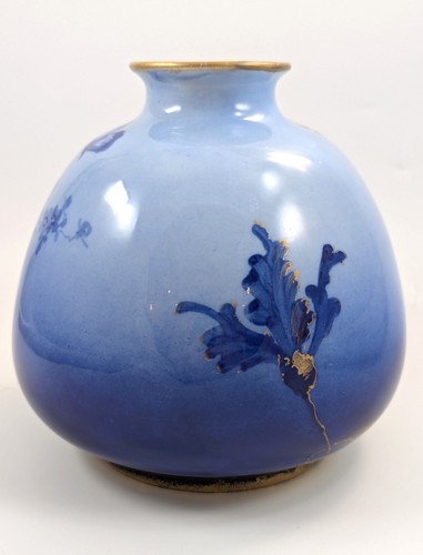 Antik Porzellan Blau Vase Von Ernst W, Wien, C.1894-1900 - Picture 4 of 11