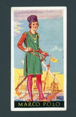 Marco Polo 1936 Godfrey Phillips Famous Minors Tobacco Card #6