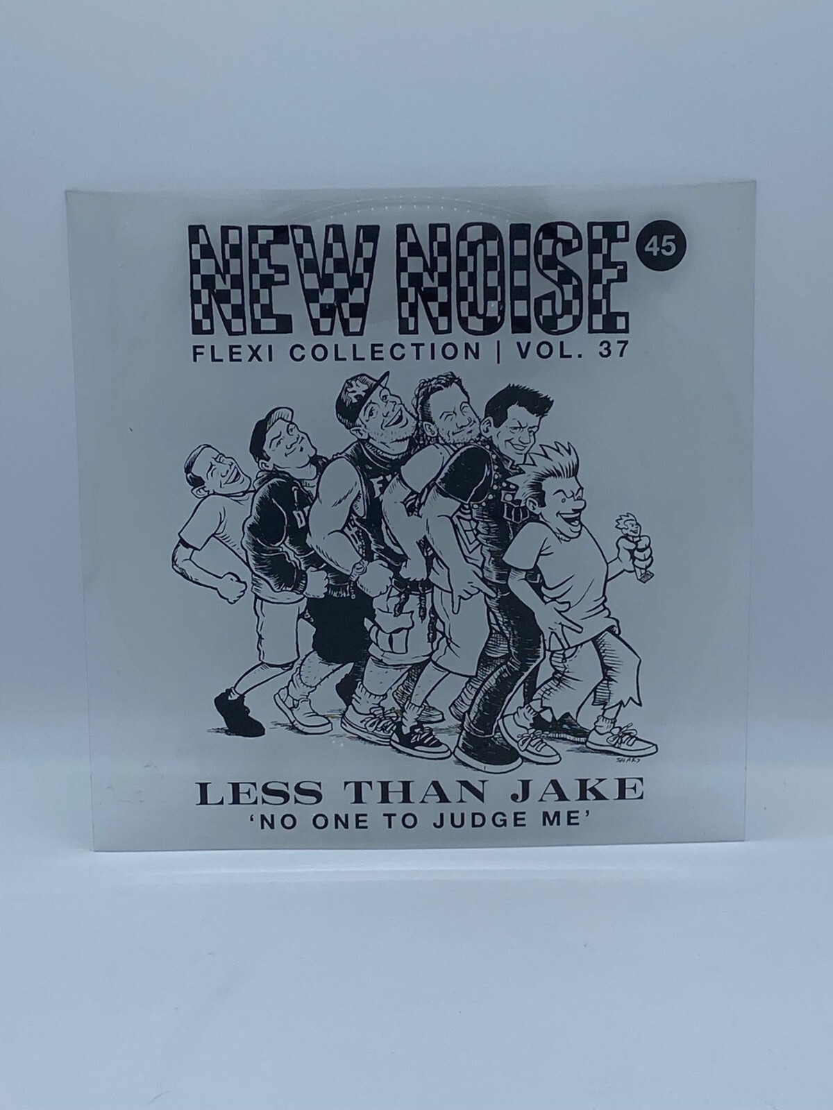 LESS THAN JAKE NO ONE TO JUDGE ME NEW NOISE MAGAZINE 7" FLEXI DISC NEW PUNK SKA