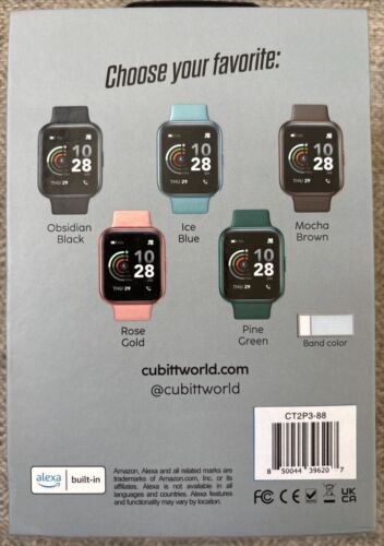 Cubitt CT2 Pro Series 3 Smart Watch Fitness Tracker - Ice Blue - Never Used - Picture 3 of 11