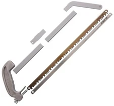 Wyoming Take-Apart Saw w/18¼" Wood & Bone Blades Stainless Frame Aluminum Handle