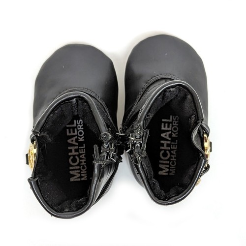 Michael Kors Baby Emma Tessa schwarze Stiefel Kleinkind Größe 2 - Bild 6 von 7