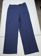 Alfred Dunner Blue Classic Fit Comfort Elastic Waist Dress Pants Woman  s Sz 10P